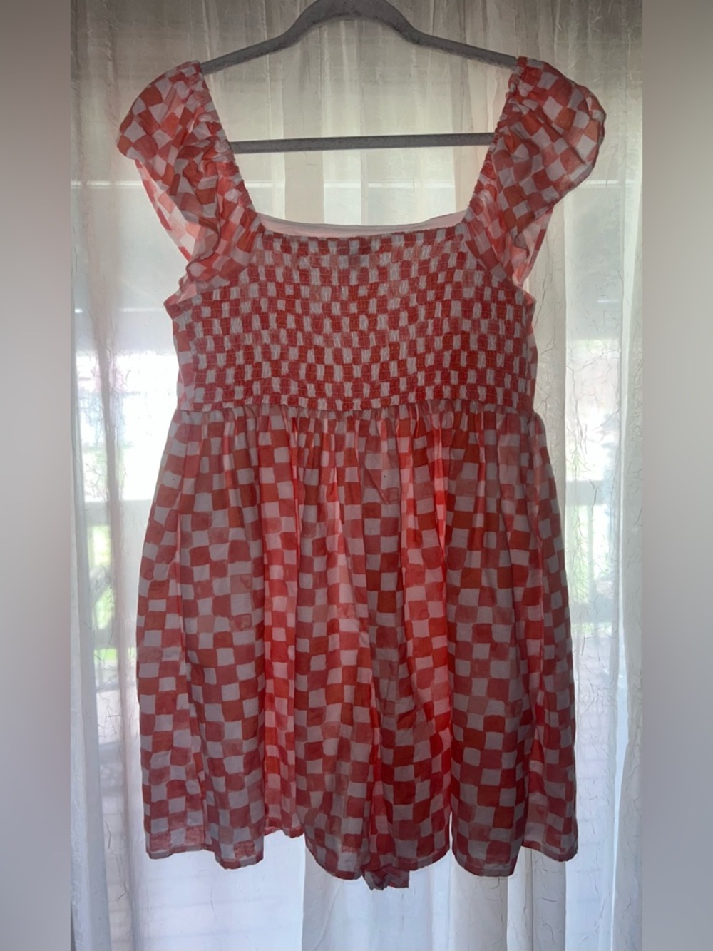 American Eagle Outfitters Sunchaser Puff Sleeve Romper - Picture 6 of 6